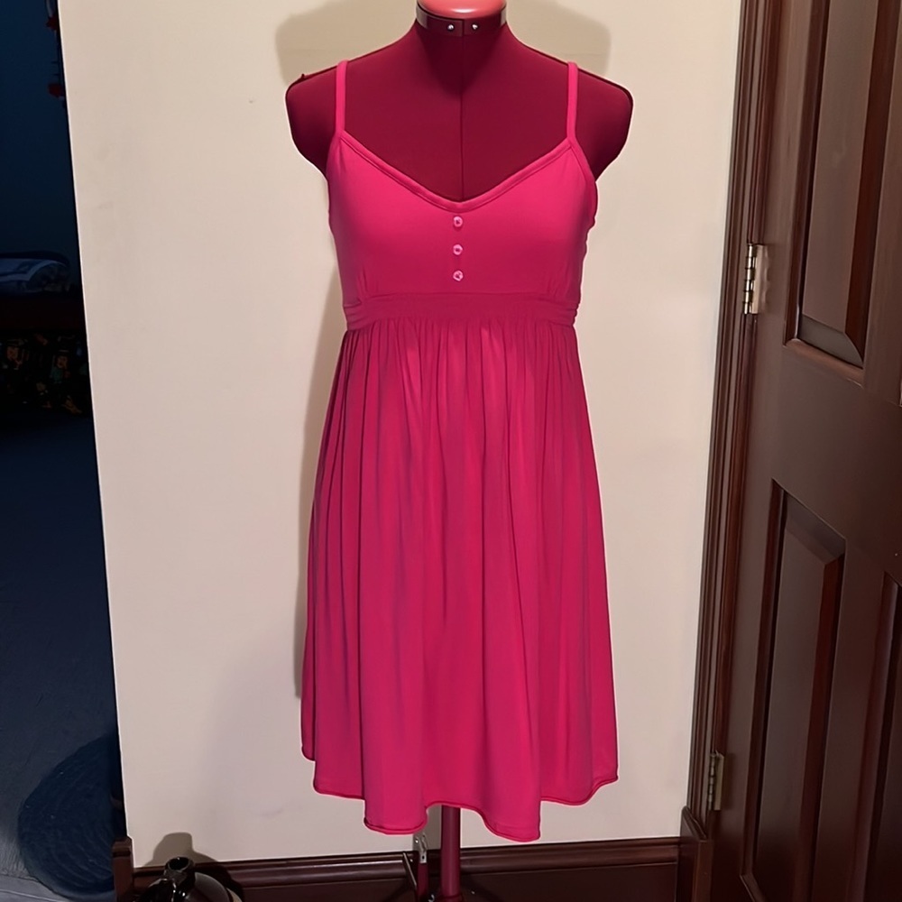 Kirra Bright pink sundress with straps GUC Size S